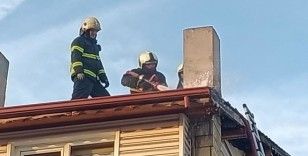 Biber közlerken yangın çıktı