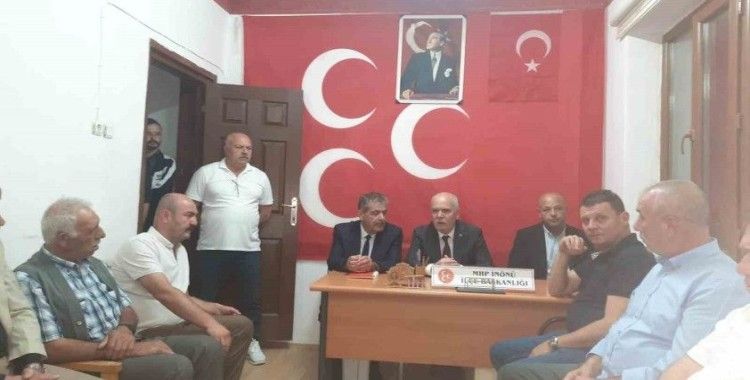 MHP İl Başkanı Candemir’den İnönü’ye ziyaret
