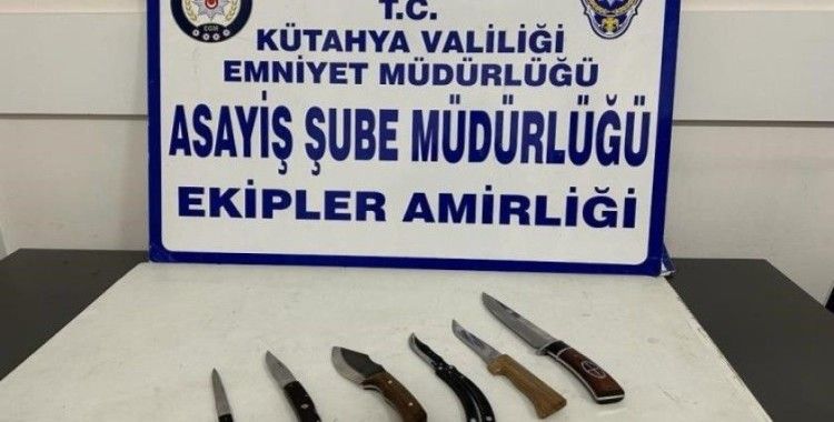 Kütahya’da polisin “Dar Bölge” uygulaması
