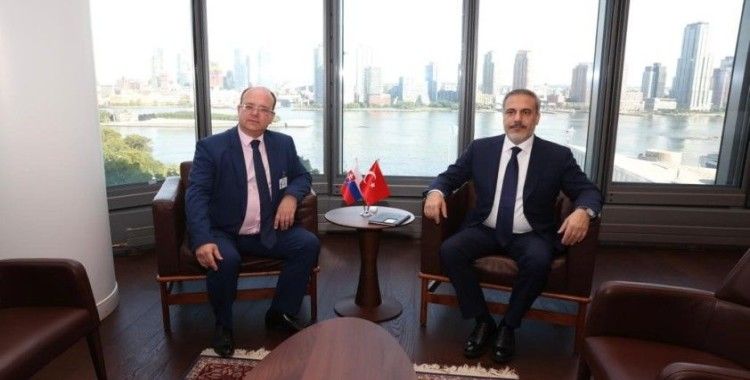 Dışişleri Bakanı Fidan, Slovakya Dışişleri Bakanı Miroslav Wlachovský ile görüştü
