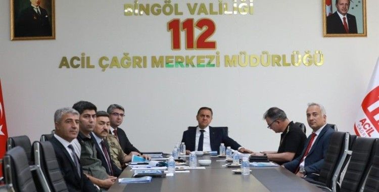 Bingöl’de acil çağrı hizmetleri il koordinasyon komisyonu toplantısı yapıldı
