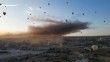 Nevşehir'de depoda yangın: Dumanlar sıcak hava balonları ile havaya yükseldi