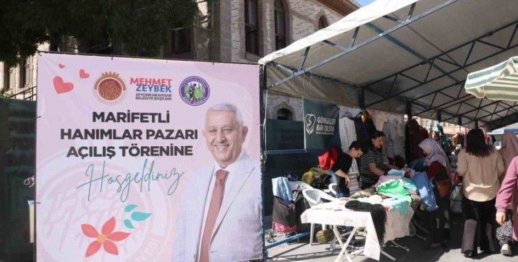 El emeği göz nuru ürünler bu pazarda görücüye çıktı
