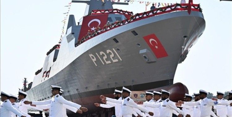 İstanbul'da Pakistan MİLGEM teslimatı ile karakol gemilerini denize indirme töreni yapıldı