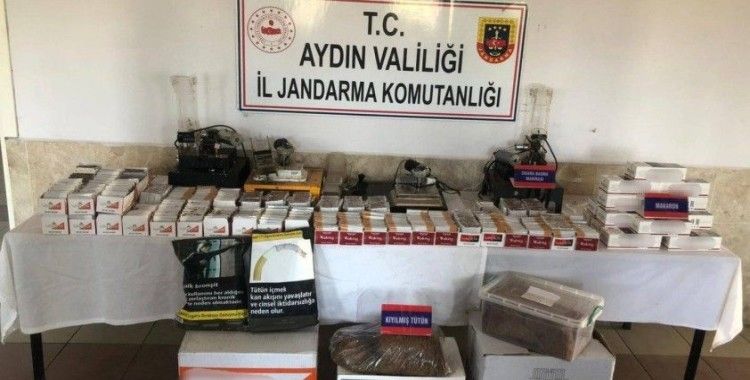 Aydın’da 45 bin 840 makaron ele geçirildi
