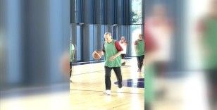 Cumhurbaşkanı Erdoğan, basketbol oynadı