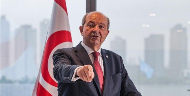 KKTC Cumhurbaşkanı Tatar'dan Kıbrıs'ta 'iki devletli çözüm ve egemenlik ilkesi' vurgusu