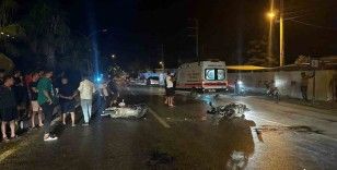Milas’ta 2 motosiklet çarpıştı: 1 ağır yaralı
