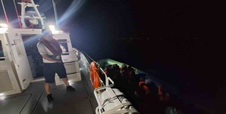 Aydın’da 44 düzensiz göçmen kurtarıldı
