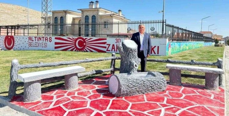 Altıntaş’ta 30 Ağustos Zafer Parkı hizmete girdi
