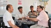 Başkan Doğan, halkı bilgilendiriyor
