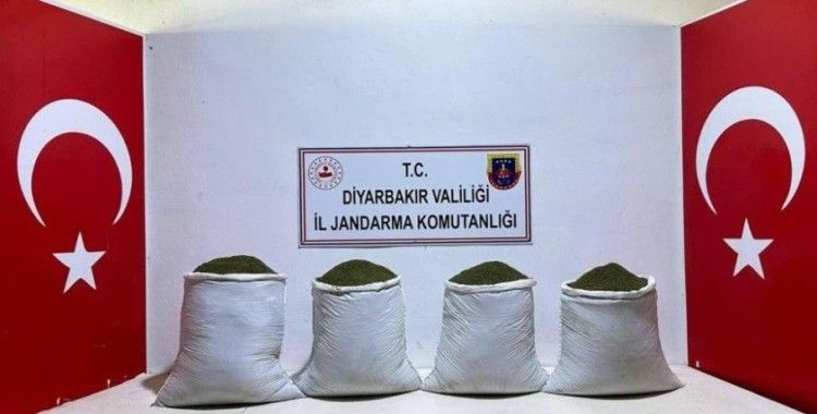 Diyarbakır'da 117 kilo esrar ele geçirildi