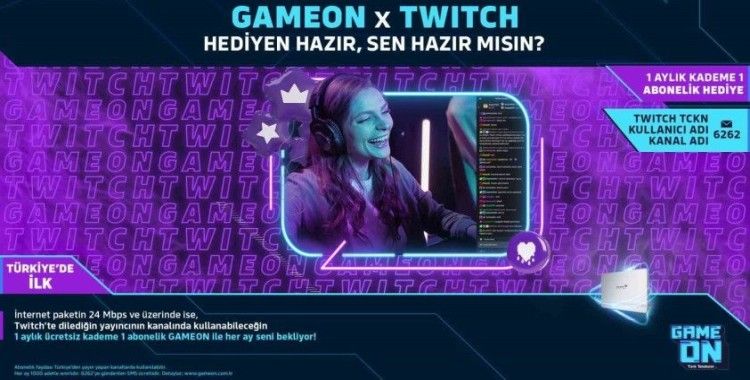 Türk Telekom GAMEON’dan önde gelen yayın platformuyla yeni iş birliği
