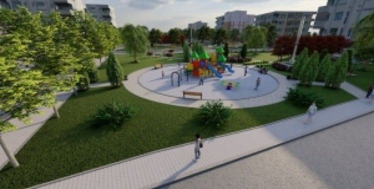 Sanayi Mahallesi'ne yeni yeşil alan