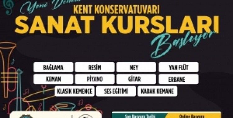 Sanat kurslarına kayıtlar başladı