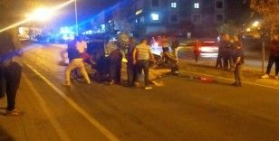 Patpat devrildi: 1 yaralı
