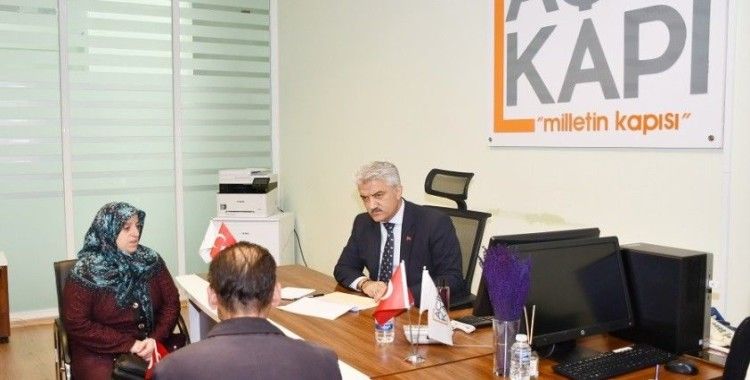 "Açık Kapı" masasına bu kez vali oturdu: Vatandaşların sorunları çözüme kavuşturuluyor