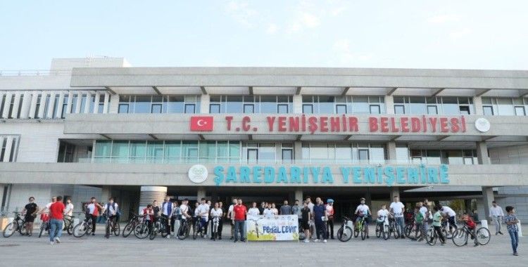 Sağlıklı yaşam için pedal çevirdiler