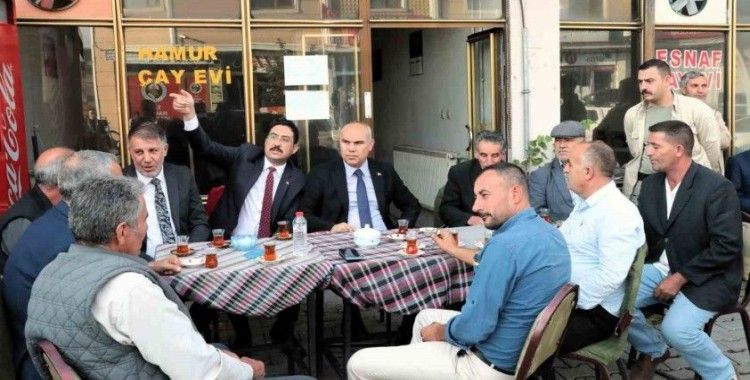 Ağrı Valisi Koç, Hamur ilçesinde ziyaret ve inceleme turu yaptı
