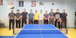 Kurumlar arası masa tenisi turnuvasında İl Milli Eğitim Müdürlüğü birinci oldu
