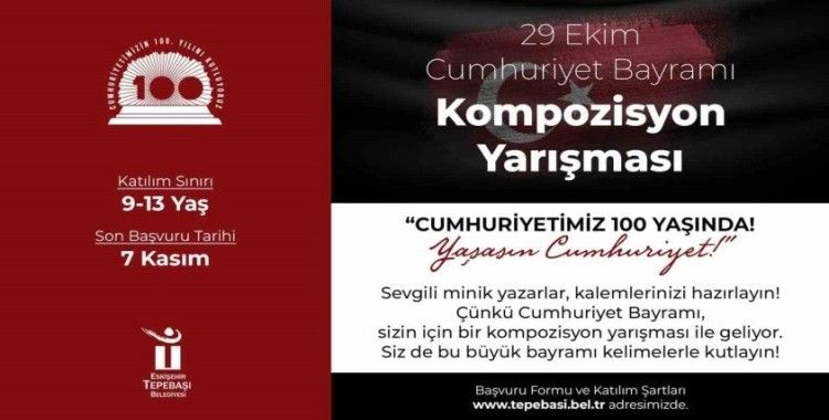 Cumhuriyetin 100’üncü yılına özel yarışma
