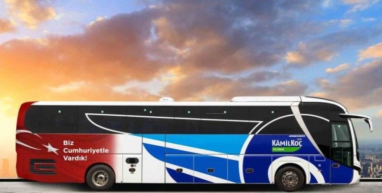 Kâmil Koç Cumhuriyet’in 100’üncü yılı anısına araçlarını özel tasarımlarla giydirdi
