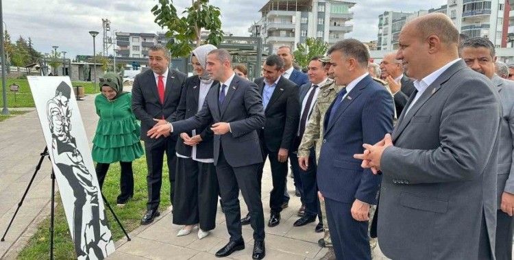 Siverek’te Cumhuriyetin 100. Yılında resim sergisi
