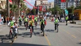 Manisa’da 100. yılda 100 bisikletli bisiklet turu yapıldı
