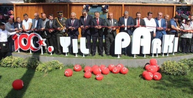 Reyhanlı’da 100. yıl parkının açılışı gerçekleştirildi
