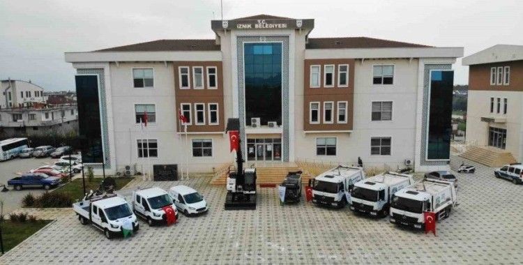 3 yılda 30 yeni araç İznik halkının hizmetine sunuldu
