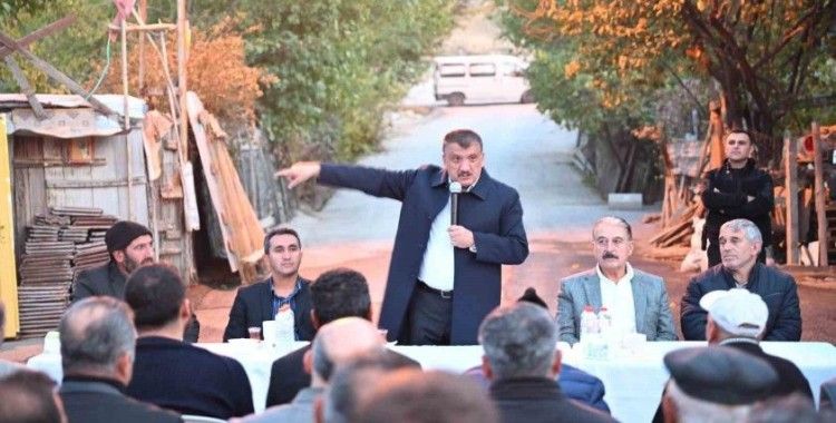 Gürkan, Orduzu sakinleriyle bir araya geldi
