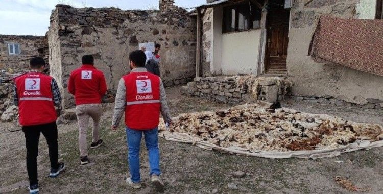 Kızılay’ın eli uzak köylere ulaştı