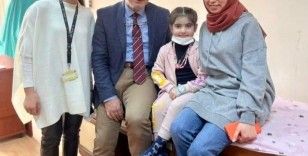 Minik Elene Trabzon’da sağlığına kavuştu, tedavisinde görev alan doktorları unutmadı

