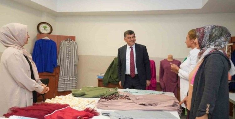 Başkan Fadıloğlu, üreten yetim anneleri ziyaret etti
