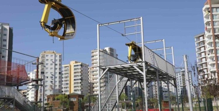 Sarıçam Atatürk Parkı’nda teleferik ve zıpzıp hizmete girecek
