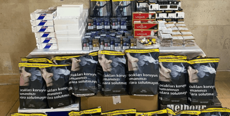 Germencik’te kaçak sigara baskını: 2 gözaltı