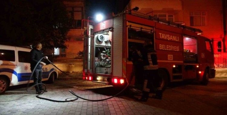 Tavşanlı’da korkutan yangın
