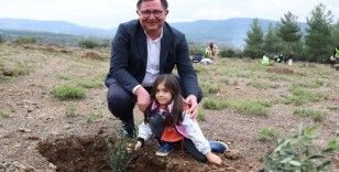 Tavas 100. Yıl Zeytinliğine ilk fidanı Başkan İnamlık dikti
