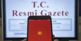 Cumhurbaşkanı kararları Resmi Gazete'de