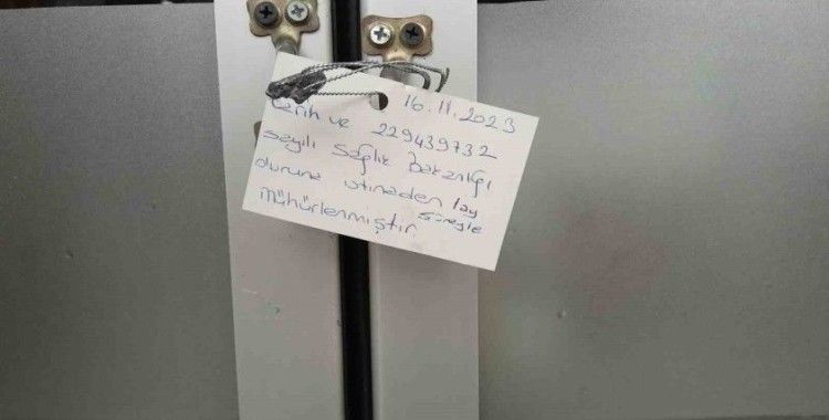 O klinik mühürlendi
