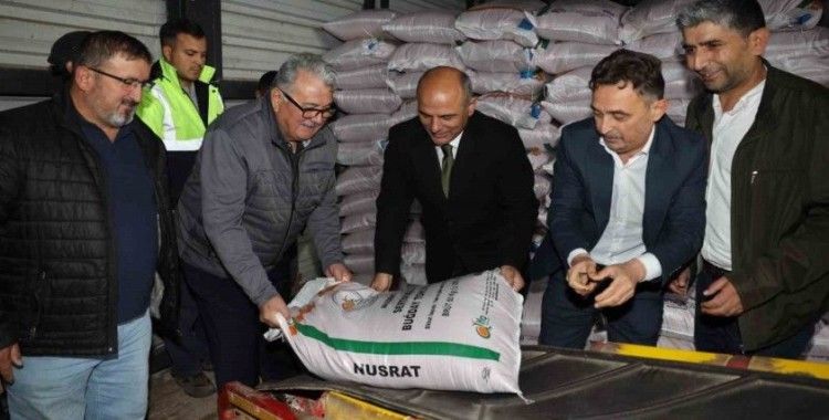 Çiftçilere 40 ton buğday tohumu desteği
