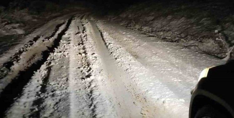 Bilecik’e mevsimin ilk karı yağdı
