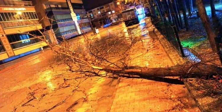 Kulu’da fırtına hayatı olumsuz etkiledi
