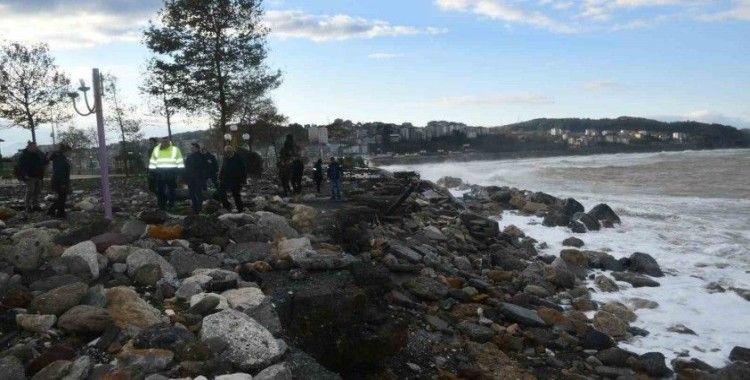 Alaplı Sahil Park’ta büyük hasar meydana geldi
