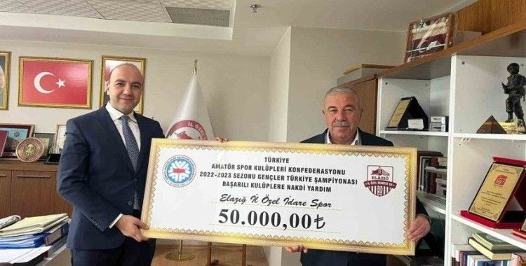 Elazığ İl Özel İdaresi Spor Kulübü ödüllendirildi
