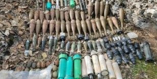 Pençe Kilit Operasyonu bölgesinde teröristlere ait çok sayıda mühimmat ele geçirildi