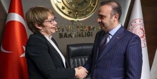 Bakan Kacır, EBRD Başkanı Odile Renaud-Basso ile görüştü