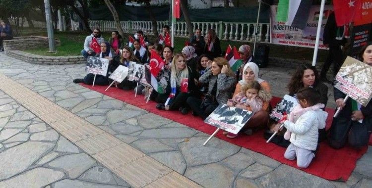 Muğla’dan Filistin’e destek eylemi
