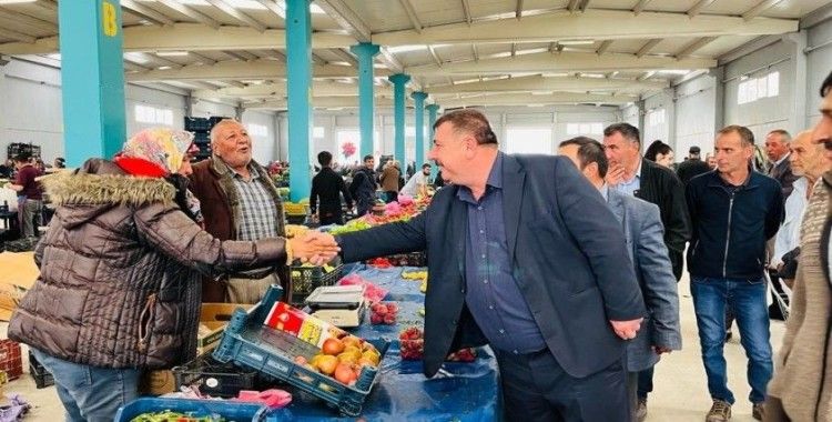Beylikova’da vatandaşlar bu kış pazarda üşümeyecek