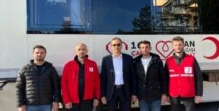 Emet’te Kızılay’a 60 ünite kan bağışı
